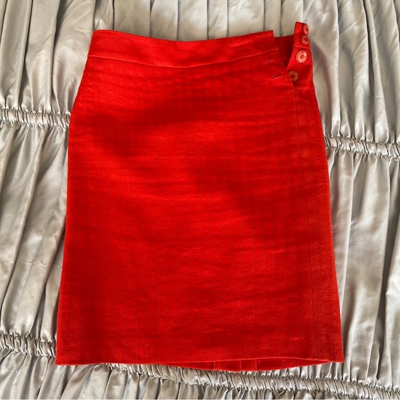 Parameter red pencil skirt size 0 - Picture 6 of 9